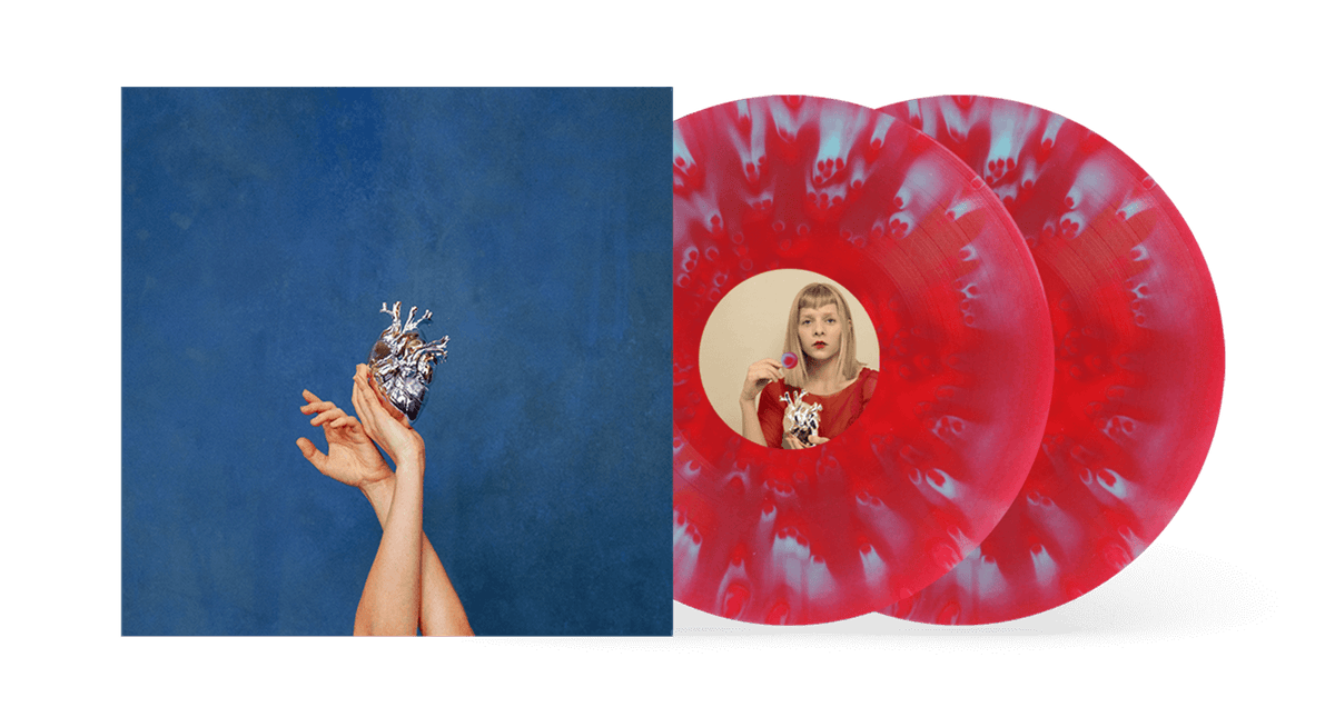 Vinyl - [Pre-Order 07/06] Aurora : What Happened To The Heart? (Cloudy Red &amp; Blue Vinyl) (Exclusive to The Record Hub.com) - The Record Hub