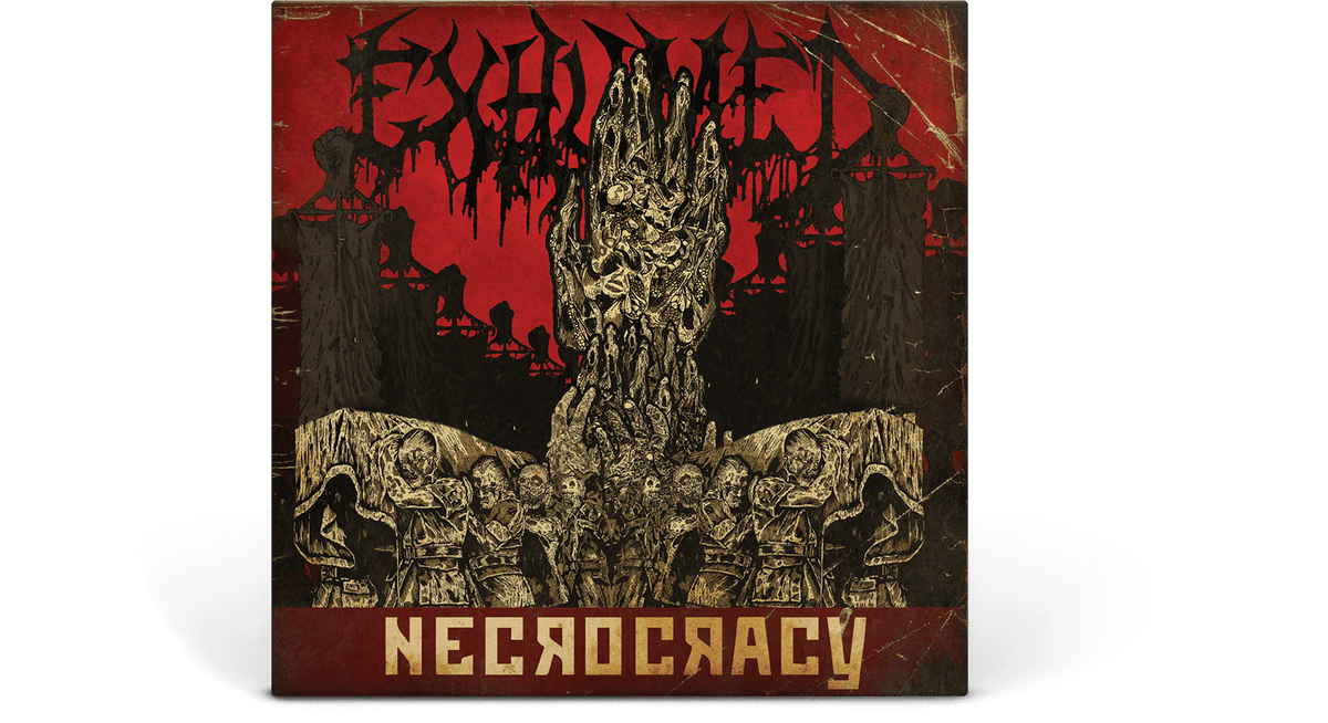 Vinyl - Exhumed : Necrocracy (Blood Red &amp; Splatter Vinyl) - The Record Hub