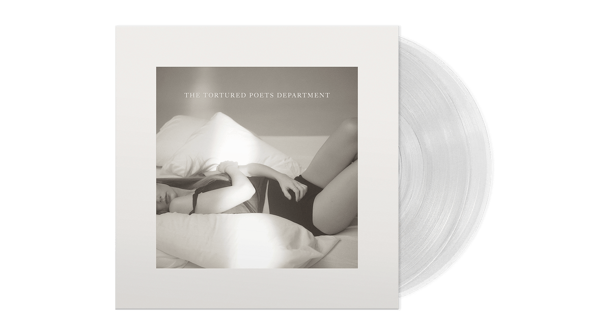 Vinyl - Taylor Swift : The Tortured Poets Department Phantom Clear Vinyl + Bonus Track “The Manuscript” - The Record Hub