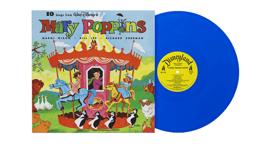 Various Artists : 10 Songs from Mary Poppins (60th Anniversary Blue Vinyl)