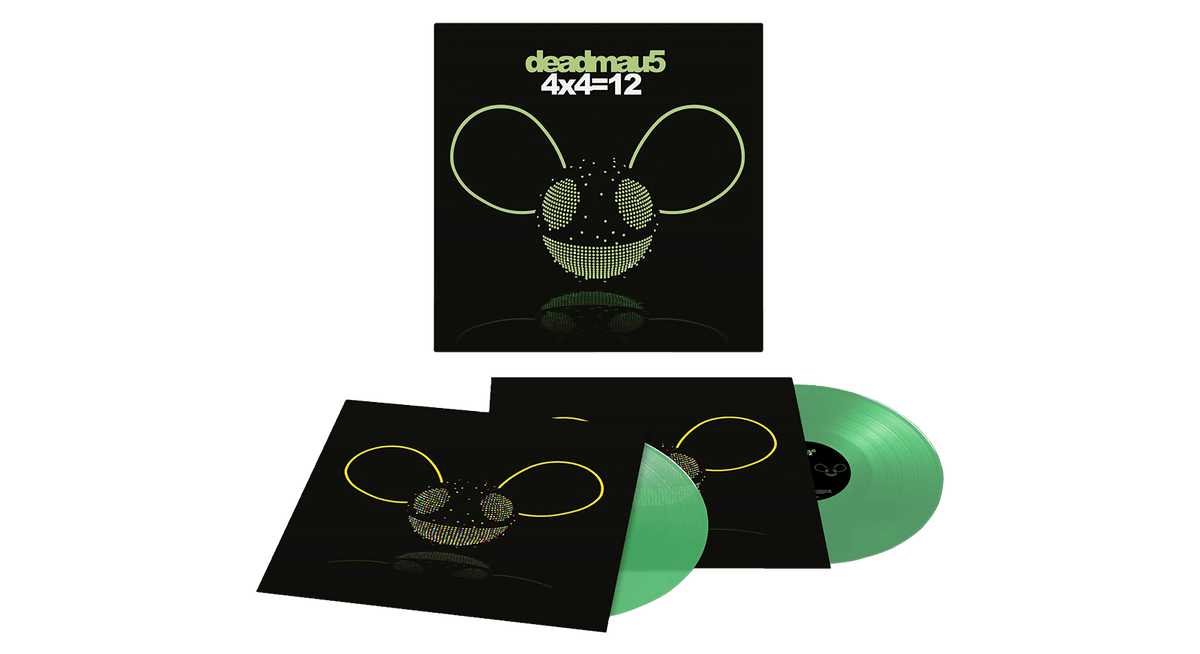 Vinyl - deadmau5 : 4×4=12 (Green Vinyl) - The Record Hub