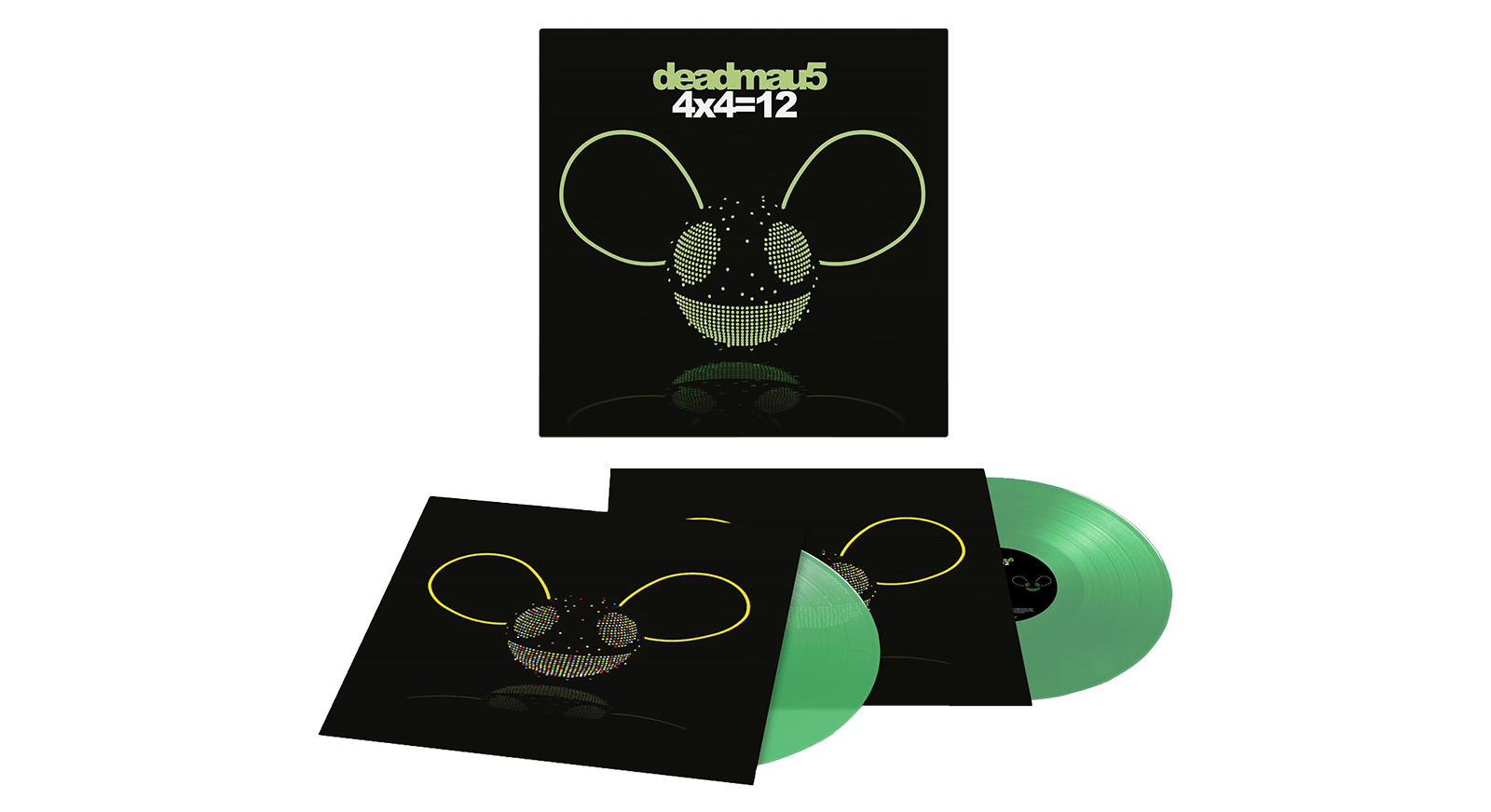 Vinyl - deadmau5 : 4×4=12 (Green Vinyl) - The Record Hub