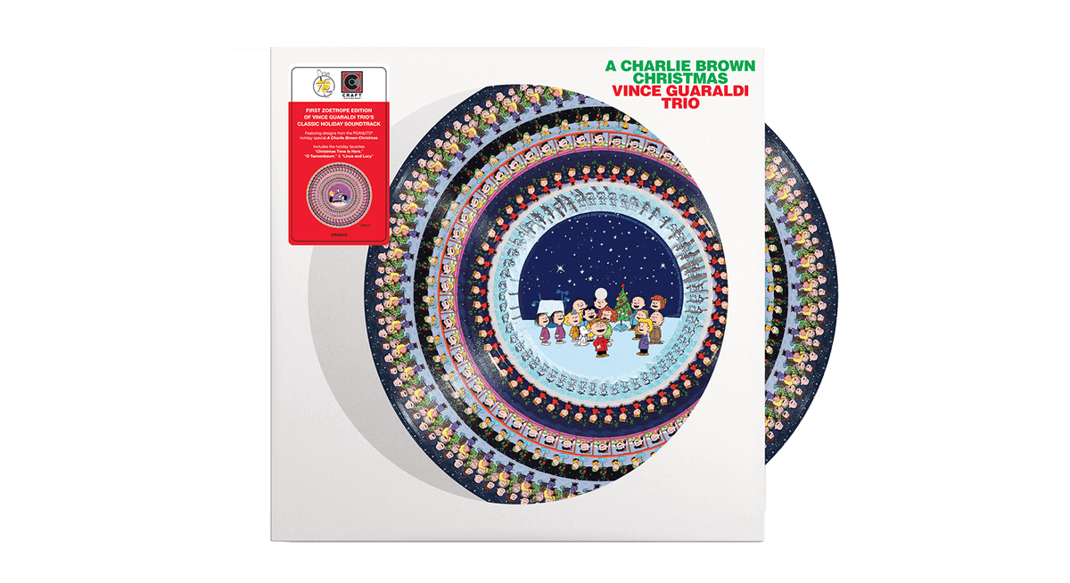 Vinyl - [Pre-Order [12/09] Vince Guaraldi Trio : A Charlie Brown Christmas (Zoetrope Vinyl) - The Record Hub
