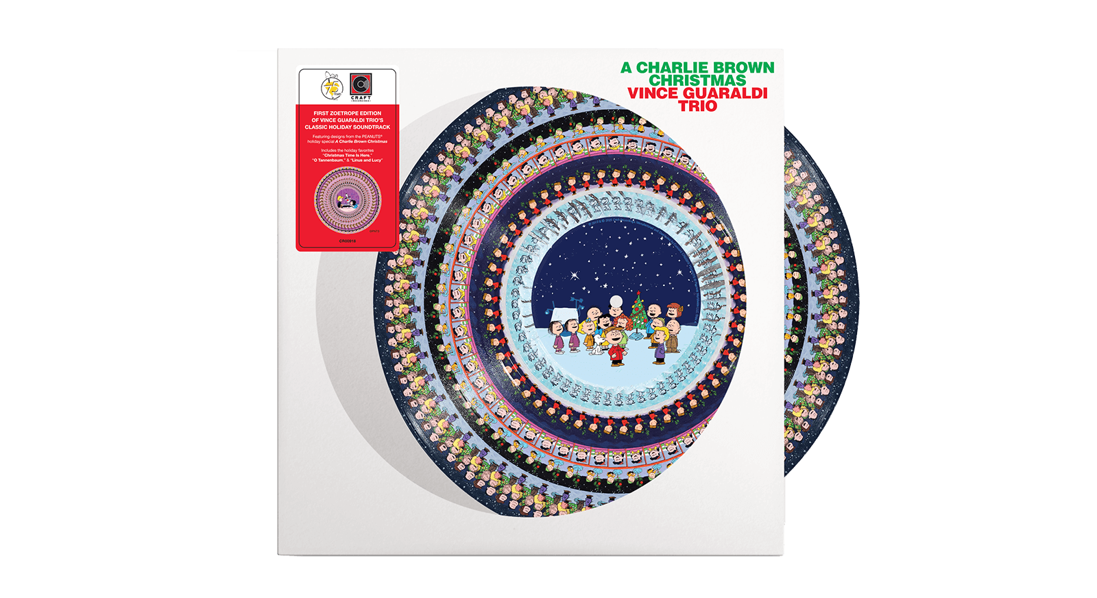 Vinyl - Vince Guaraldi Trio : A Charlie Brown Christmas (Zoetrope Vinyl) - The Record Hub