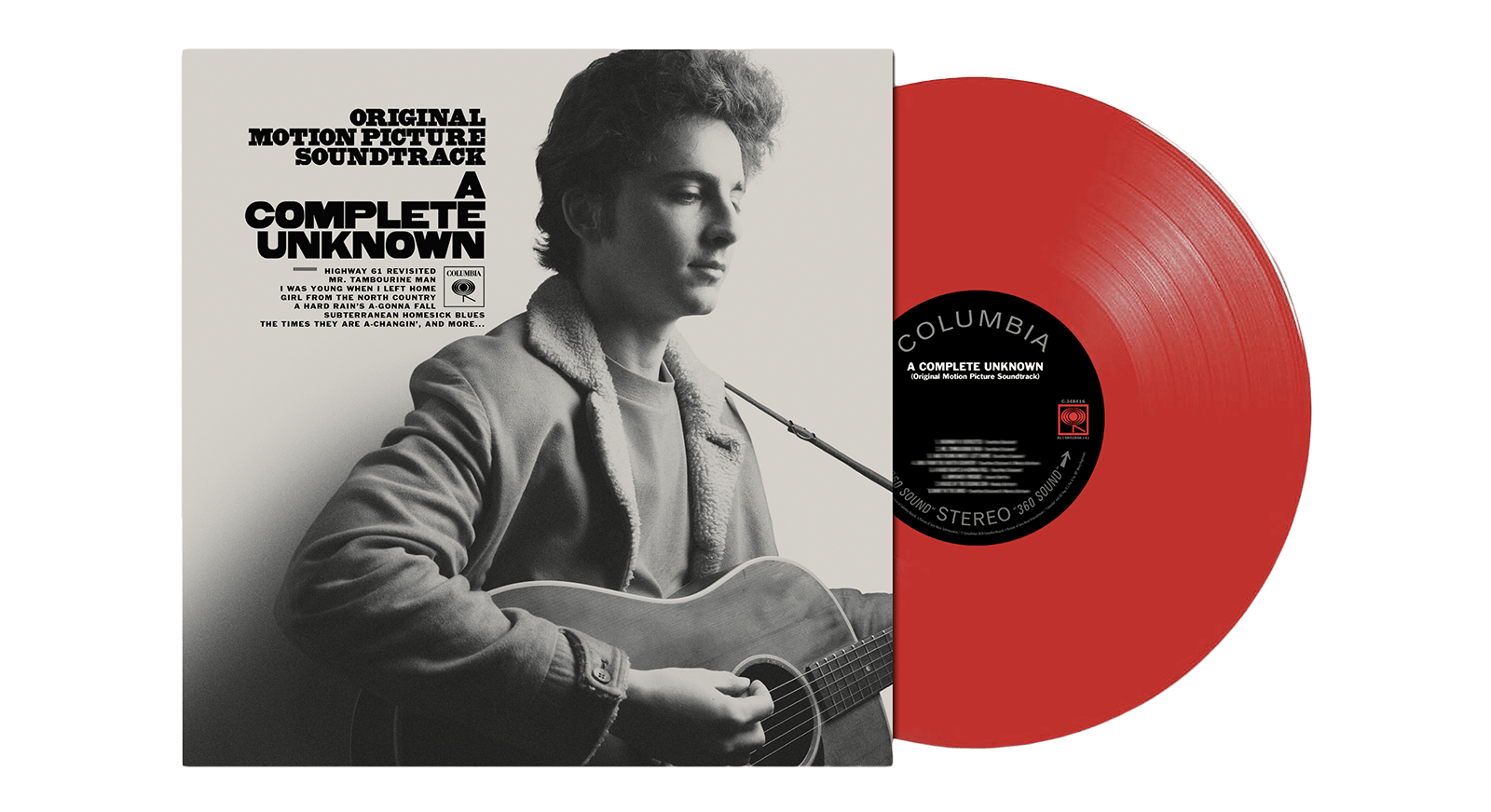 Vinyl - Timothee Chalamet : A Complete Unknown OST (Opaque Red vinyl) - The Record Hub