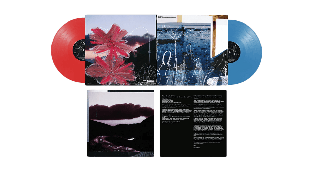 Vinyl - Aquilo : A Quiet Invitation To A Hard Conversation / You Should Get Some Sleep (Transparent Blue &amp; Red Vinyl) - The Record Hub
