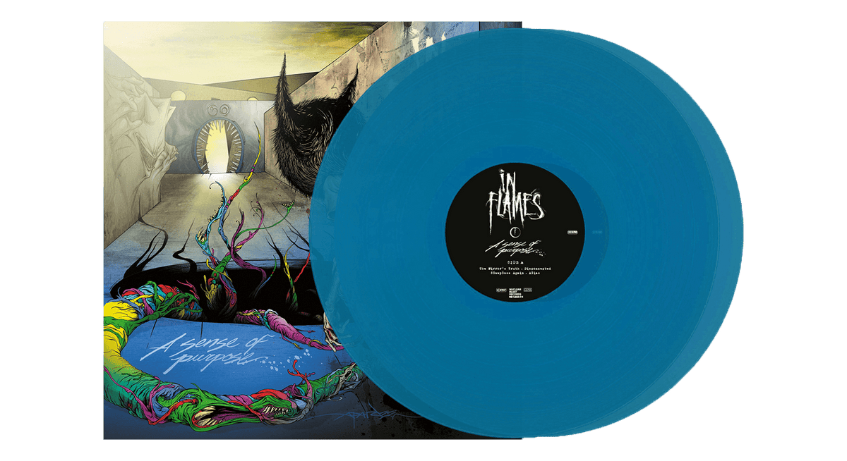 Vinyl - In Flames : A Sense Of Purpose (Etched Ocean Blue Vinyl LP) - The Record Hub