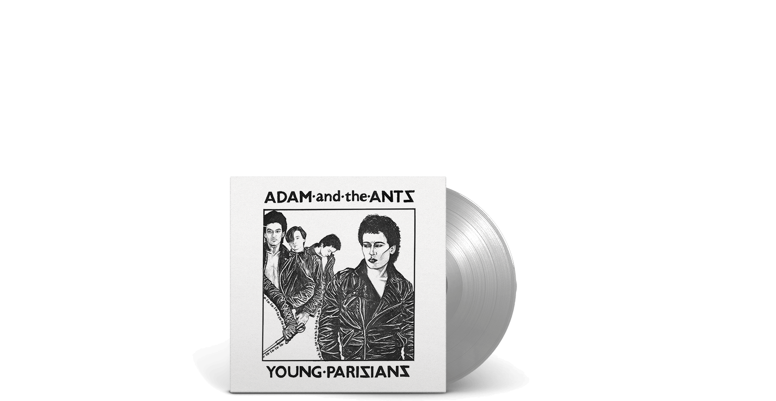 Vinyl - Adam And The Ants : Young Parisians/Lady (Clear Vinyl) - The Record Hub