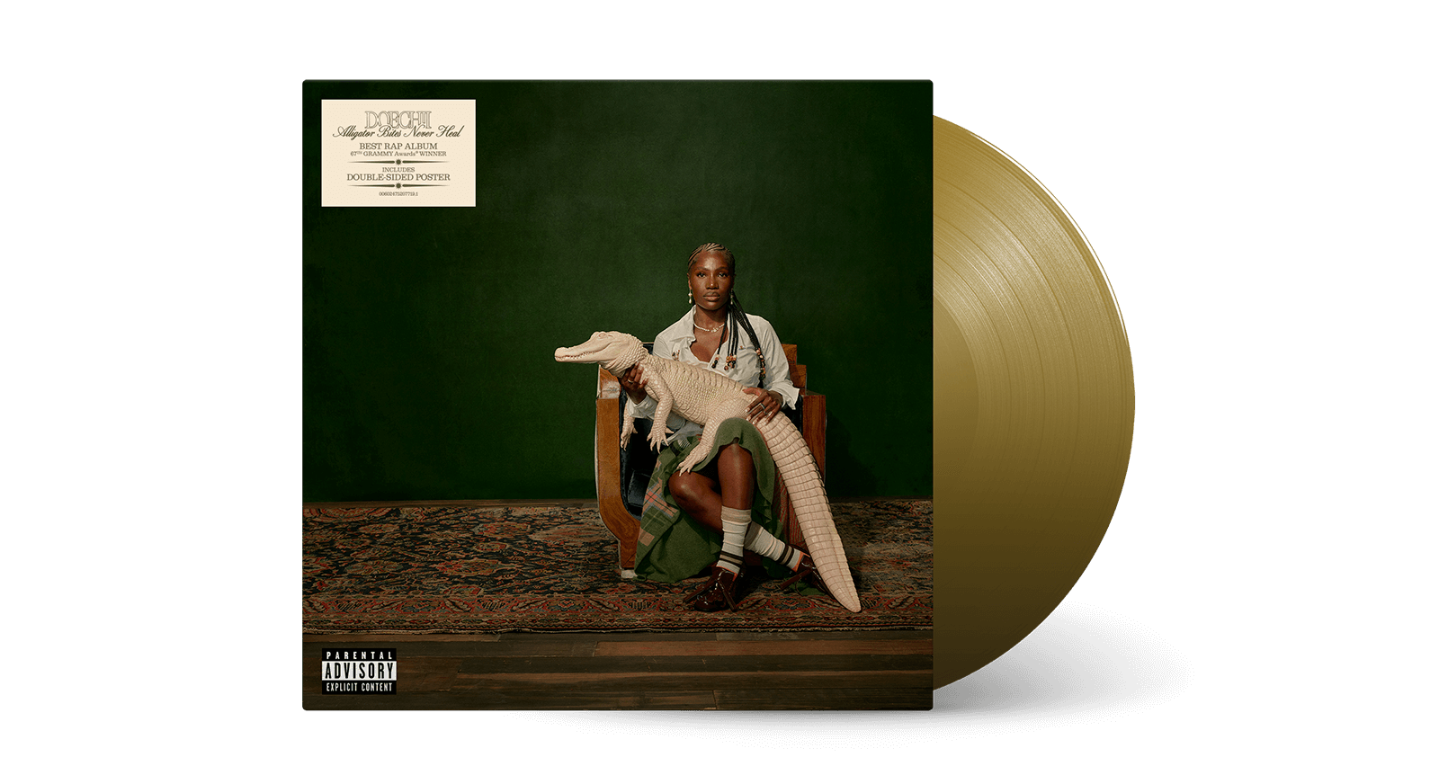 Vinyl - Doechii : Alligator Bites Never Heal (Gold Vinyl) - The Record Hub