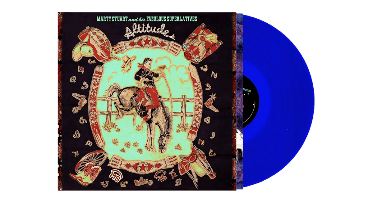 Vinyl - Marty Stuart And His Fabulous Superlatives : Altitude (Translucent Blue Vinyl) - The Record Hub