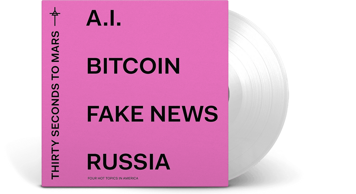 Vinyl - Thirty Seconds To Mars : America (White Vinyl) - The Record Hub