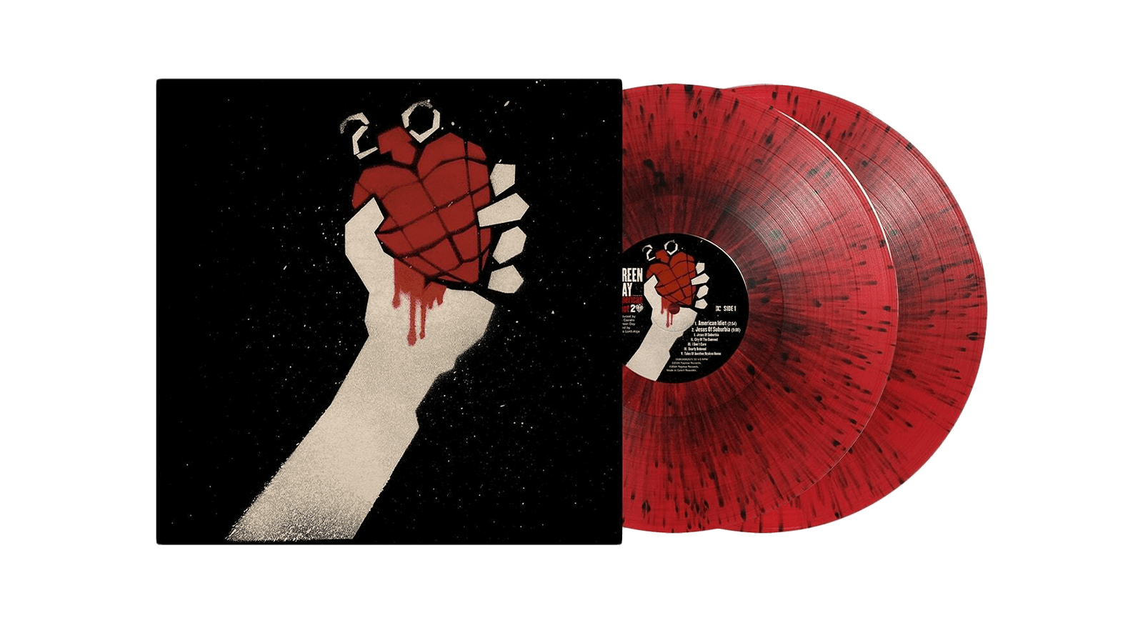 Vinyl - Green Day : American Idiot (20th Anniversary Edition) (Limited Red & Black LP) - The Record Hub