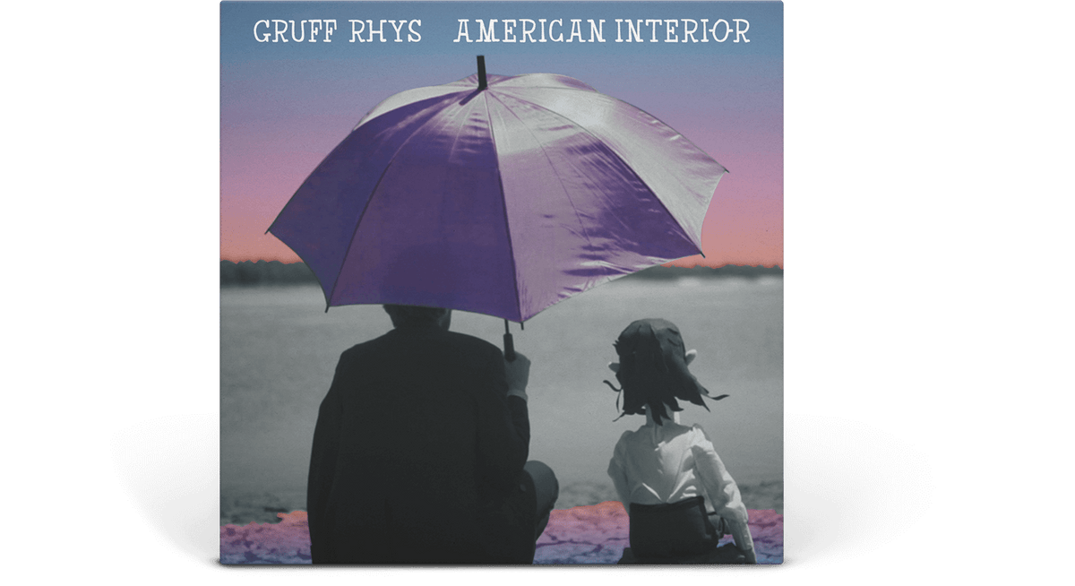 Vinyl - [Pre-Order [16/05] Gruff Rhys : American Interior (2025 Remastered Bonus Edition) (Apricot, Purple &amp; Rosé Vinyl) - The Record Hub