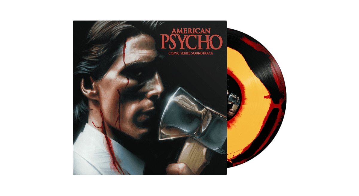 Vinyl - Various Artists : American Psycho - Comic Series Soundtrack (Apple Red, Beer &amp; Black Galaxy Vinyl) - The Record Hub