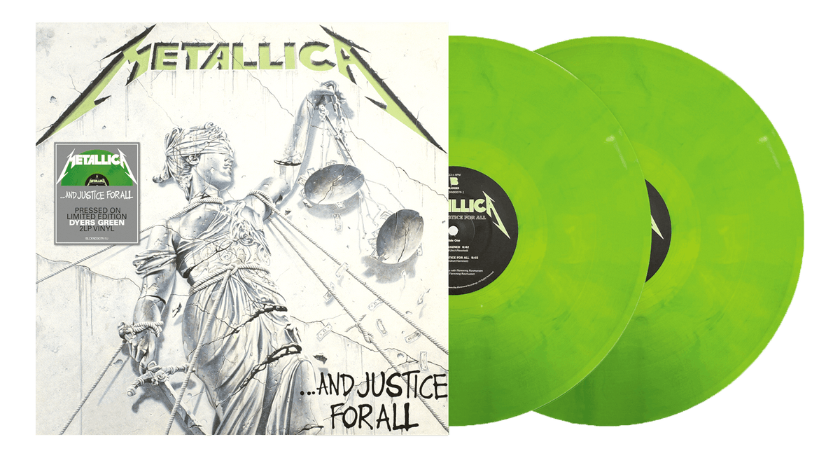 Vinyl - Metallica : ...And Justice For All (Dyers Green Coloured Vinyl) - The Record Hub
