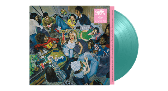 spill tab : Angie (Transparent Blue Petrol Vinyl)
