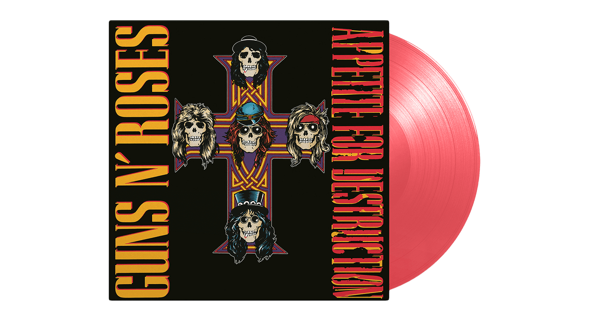 Vinyl - Guns N’ Roses : Appetite For Destruction (Red Transparent Vinyl) (Exclusive to The Record Hub.com) - The Record Hub