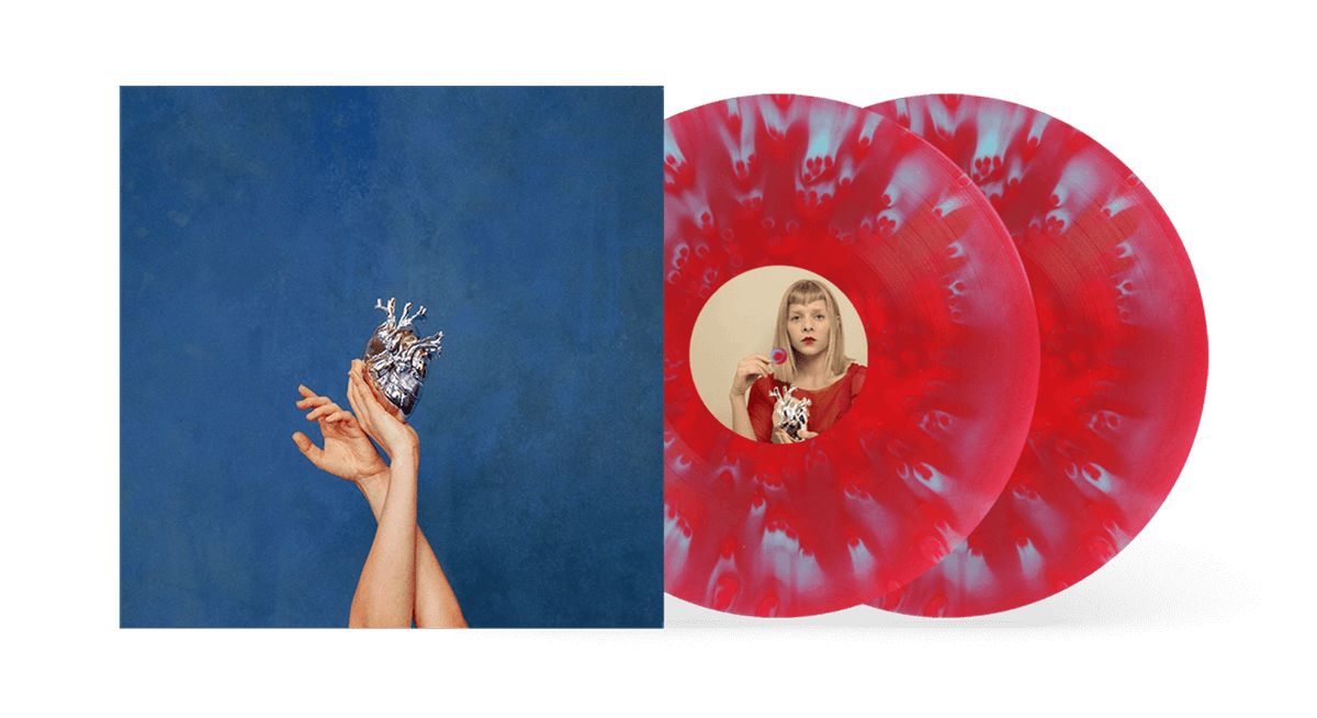 Vinyl - Aurora : What Happened To The Heart? (Cloudy Red &amp; Blue Vinyl) (Exclusive to The Record Hub.com) - The Record Hub