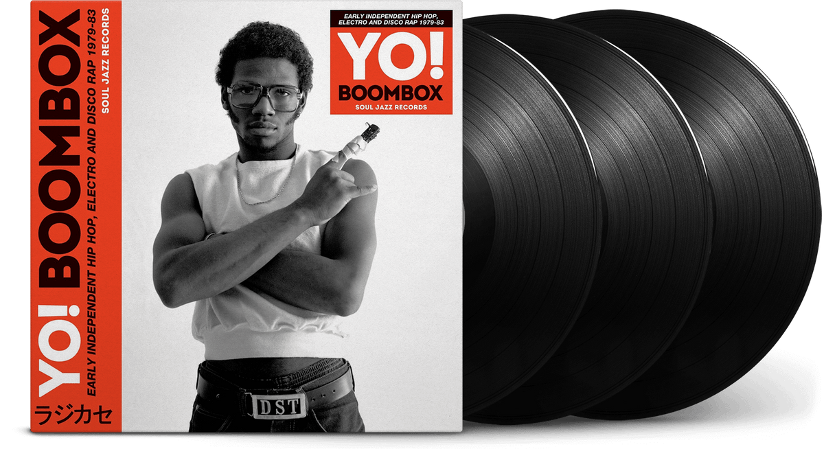 Vinyl - VA / Soul Jazz Records Presents : YO! BOOMBOX - Early Independent Hip Hop, Electro And Disco Rap 1979-83 (3LP w/7&quot;) - The Record Hub