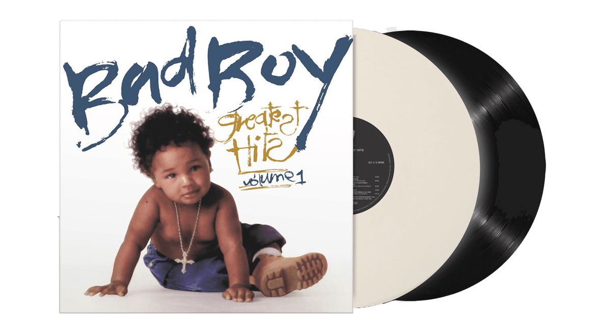 Vinyl - Various Artists : Bad Boy Greatest Hits, Vol. 1 (Black &amp; White Vinyl) - The Record Hub