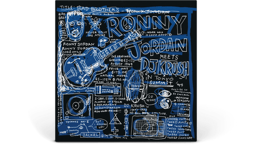 Ronny Jordan Meets DJ Krush  : Bad Brothers (Teal Vinyl)