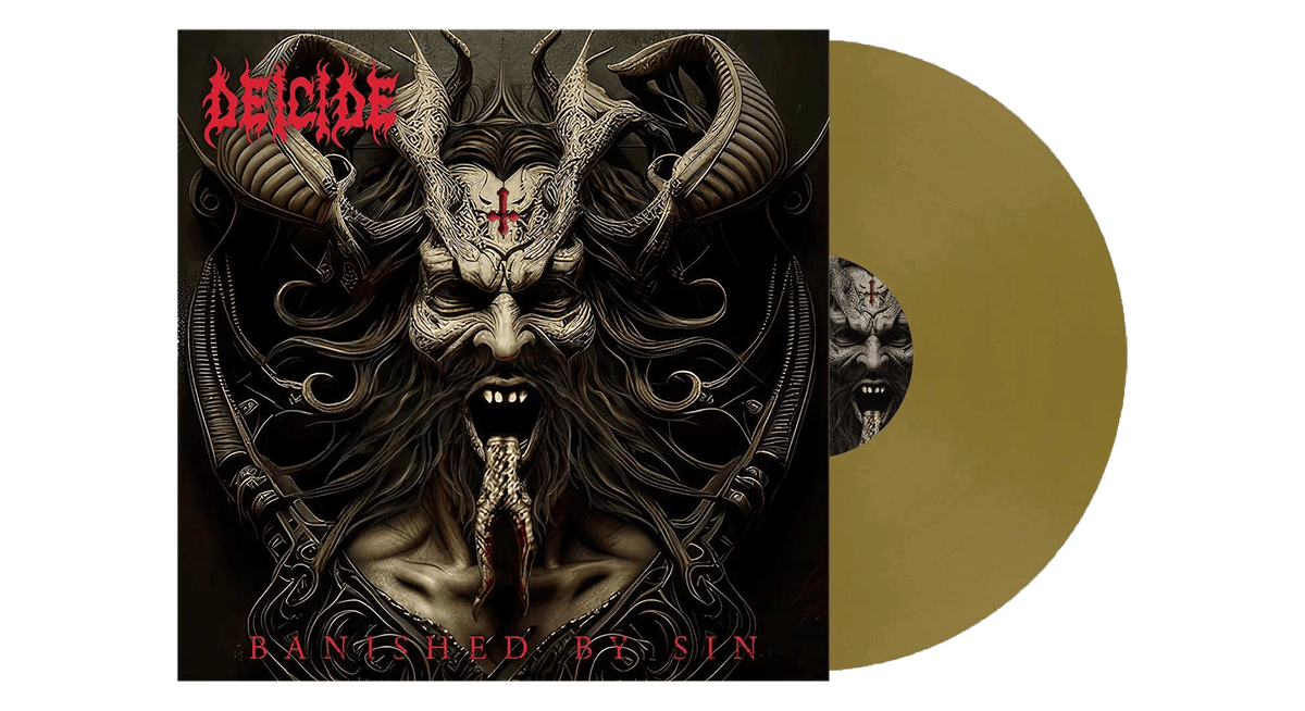 Vinyl - Deicide : Banished By Sin (Opaque Gold Vinyl) - The Record Hub