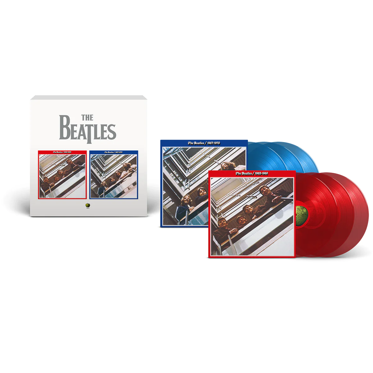 Vinyl - The Beatles : The Beatles -  1962 – 1966 (2023 Edition) &amp; The Beatles 1967 – 1970 (2023 Edition) (6LP Colour Vinyl Edition) (Exclusive to The Record Hub.com) - The Record Hub