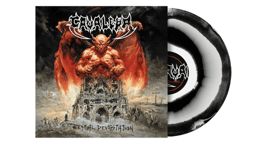 Cavalera : Bestial Devastation (Limited White/Black Corona Vinyl LP)