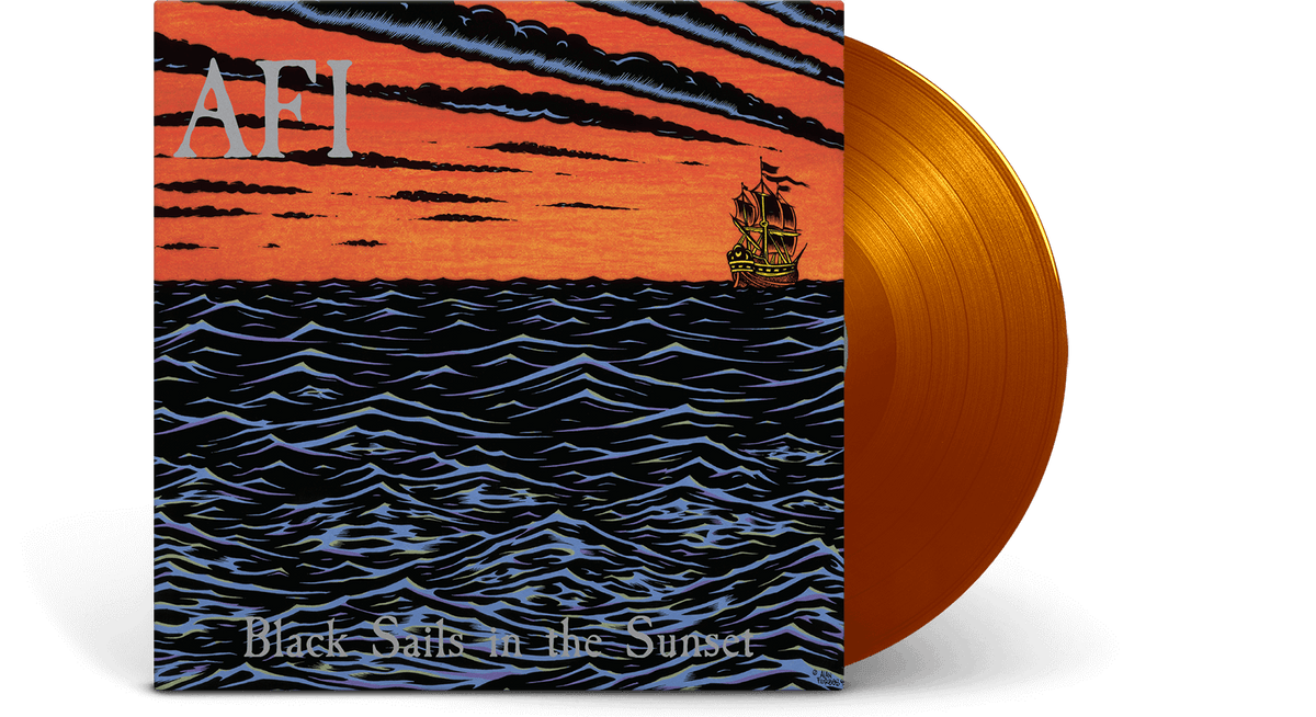Vinyl - AFI : Black Sails In The Sunset (25th Anniversary Edition) (Orange Vinyl) - The Record Hub
