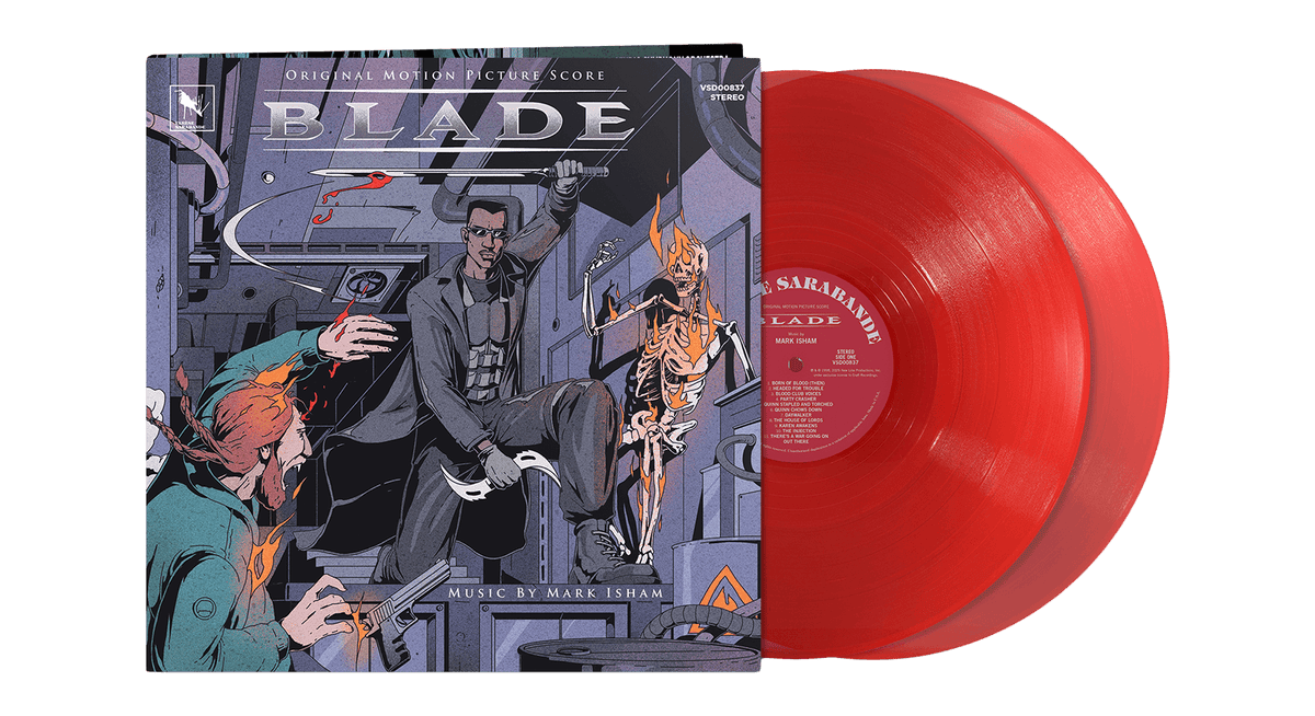Vinyl - Mark Isham : Blade - Original Motion Picture Score - Deluxe Edition (Ruby Red Vinyl) - The Record Hub