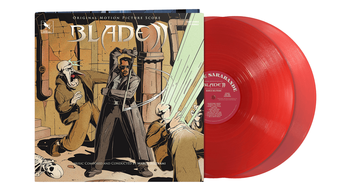 Vinyl - Marco Beltrami : Blade II - Original Motion Picture Score - Deluxe Edition (Ruby Red Vinyl) - The Record Hub