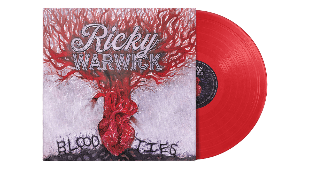 Vinyl - Ricky Warwick : Blood Ties (Blood Red Vinyl) - The Record Hub