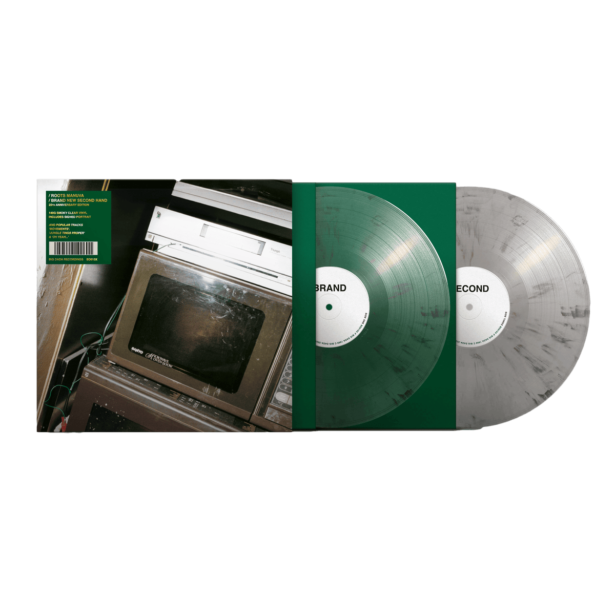 Vinyl - Roots Manuva : Brand New Second Hand (25th Anniversary Edition) (Smoky Vinyl) - The Record Hub