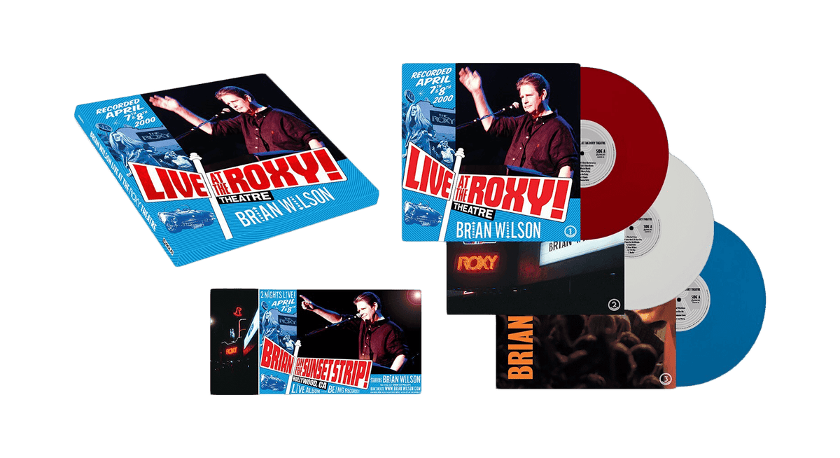[Pre-Order [07/11] Brian Wilson : Live At The Roxy Theatre (3LP Set) (Red/ White/ Blue Vinyl)