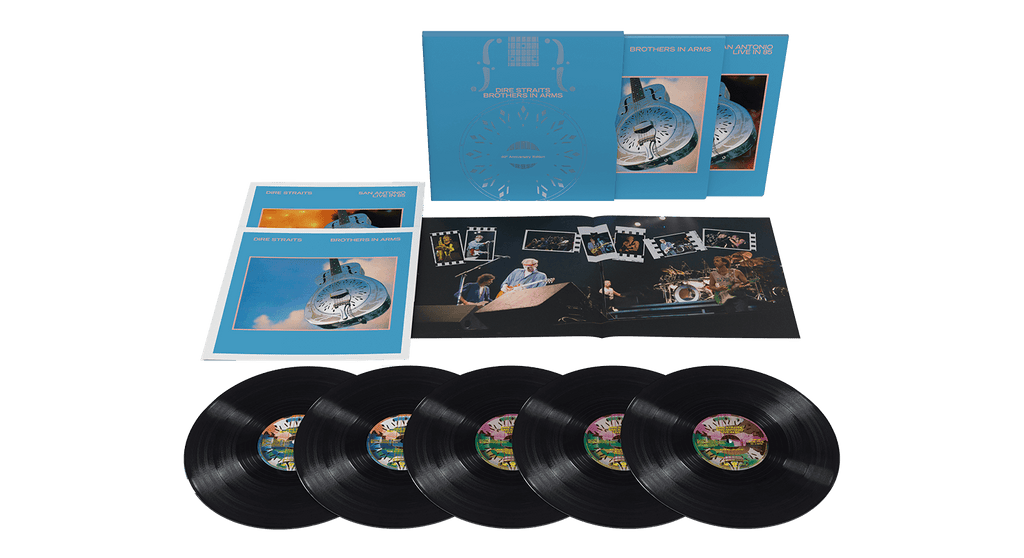 Dire Straits Brothers in Arms 他レコード4枚セット Dire Straits' classic album Brothers In Arms on vinyl