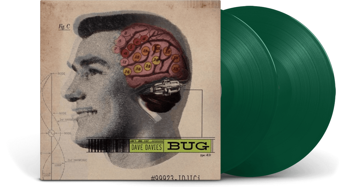 Vinyl - Dave Davies : Bug Lime (Green Vinyl) - The Record Hub