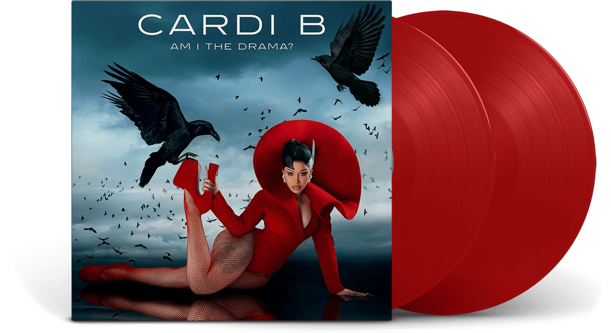 Vinyl - [Pre-Order [19/09] Cardi B : AM I THE DRAMA? (Red Vinyl) - The Record Hub