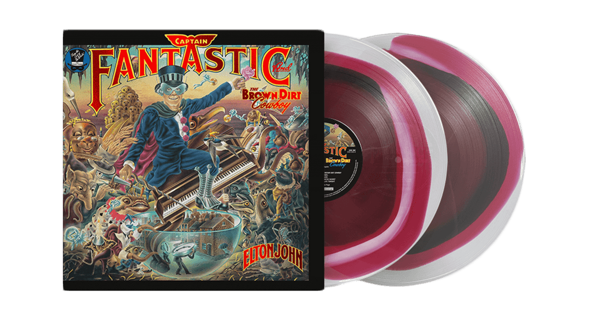 Elton John : Captain Fantastic and the Brown Dirt Cowboy (50th Anniversary Edition) (Colour Vinyl)