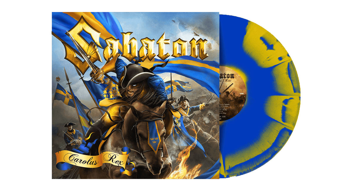 Vinyl - Sabaton : Carolus Rex (Blue, Yellow, Sunburst Vinyl) - The Record Hub