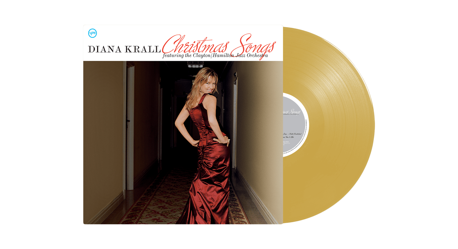 Vinyl - Diana Krall : Christmas Songs (Gold Vinyl) - The Record Hub