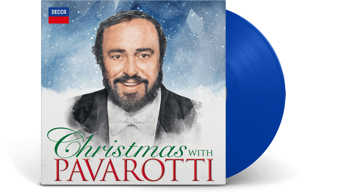Vinyl - Luciano Pavarotti : Christmas With Pavarotti (Blue Vinyl) - The Record Hub