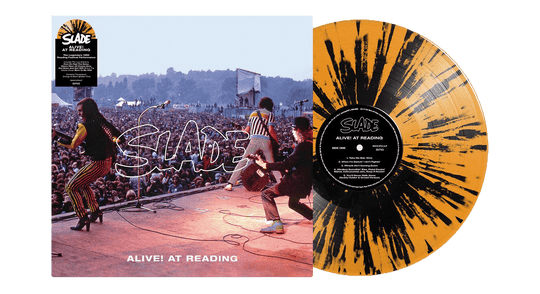 Slade : Alive! At Reading (Orange & Black Splatter Vinyl LP)