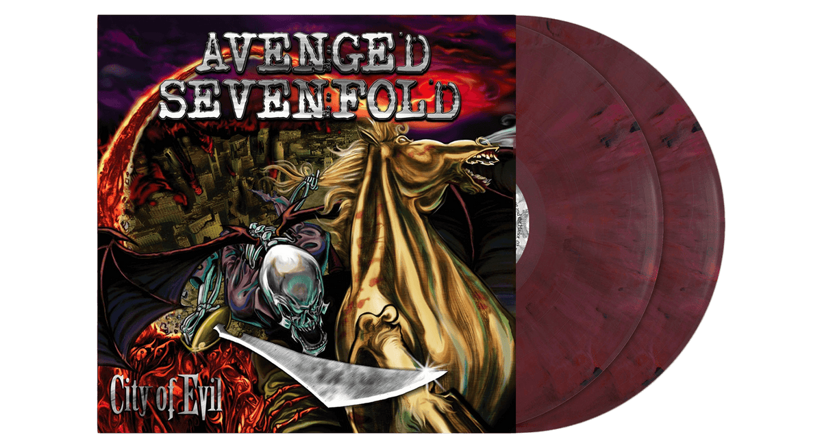 Vinyl - Avenged Sevenfold : City of Evil (Red Velvet Blend Vinyl) - The Record Hub