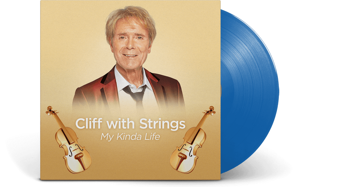 Vinyl - Cliff Richard : Cliff with Strings - My Kinda Life (Blue Vinyl LP) - The Record Hub