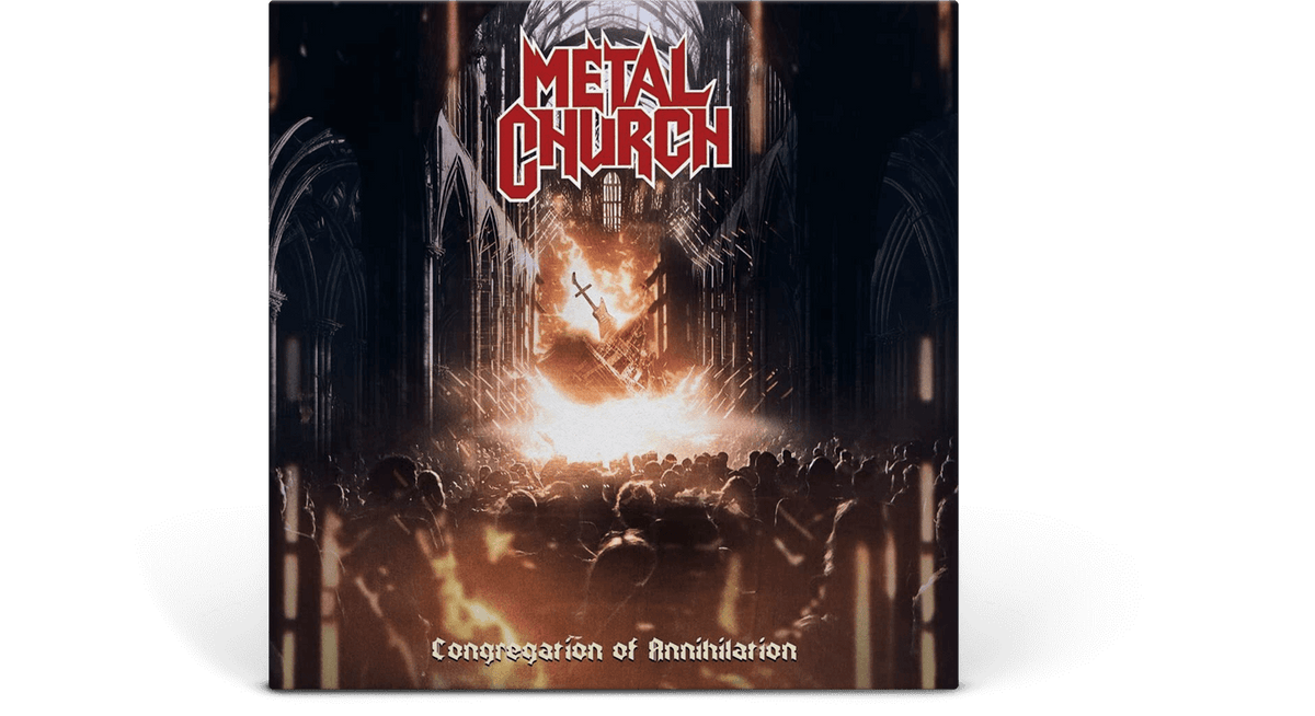 Vinyl - Metal Church : Congregation of Annihilation (Orange &amp; Red Splatter Vinyl) - The Record Hub