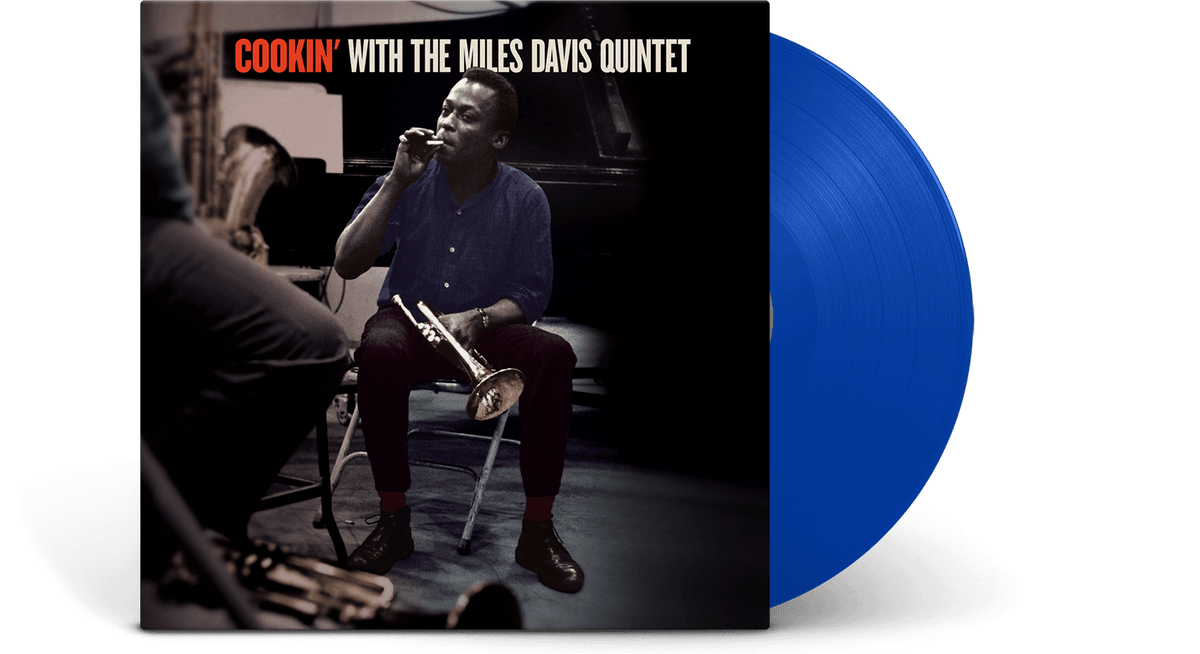 Vinyl - [Pre-Order [09/05] Miles Davis : Cookin&#39; With the Miles Davis Quintet (Blue Vinyl) - The Record Hub