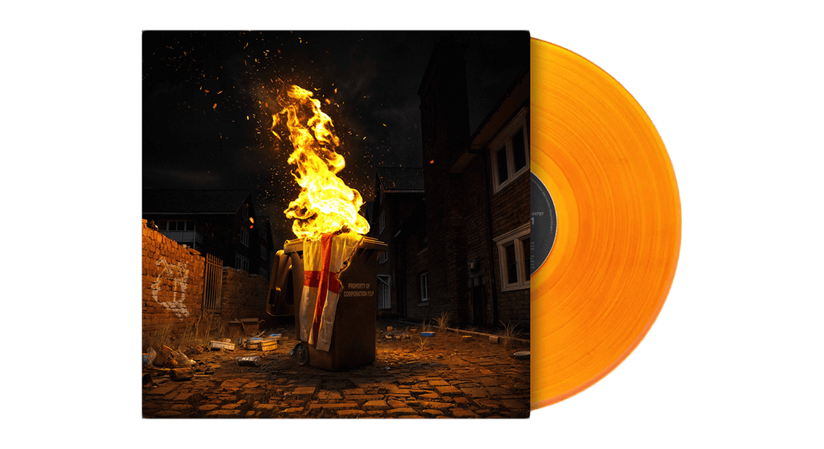 Vinyl - Hot Milk : Corporation P.O.P. (Salford Skyline Orange Vinyl) - The Record Hub