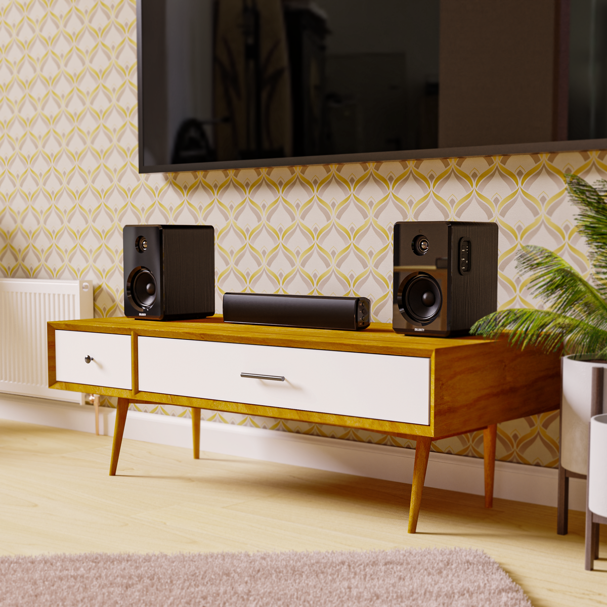 Vinyl - D40 Bookshelf Active Speakers : Majority - The Record Hub