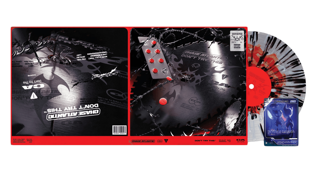 Vinyl - [Pre-Order [09/01] Chase Atlantic : DON'T TRY THIS (Clear with red & orange smush and black & white splatter vinyl) - The Record Hub