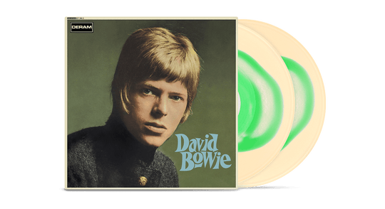 David Bowie : David Bowie (Cream & Green Swirl Vinyl) (Exclusive to The Record Hub.com)